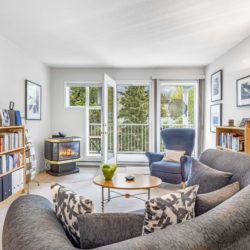 Cougar Creek Condo Canmore Living Room