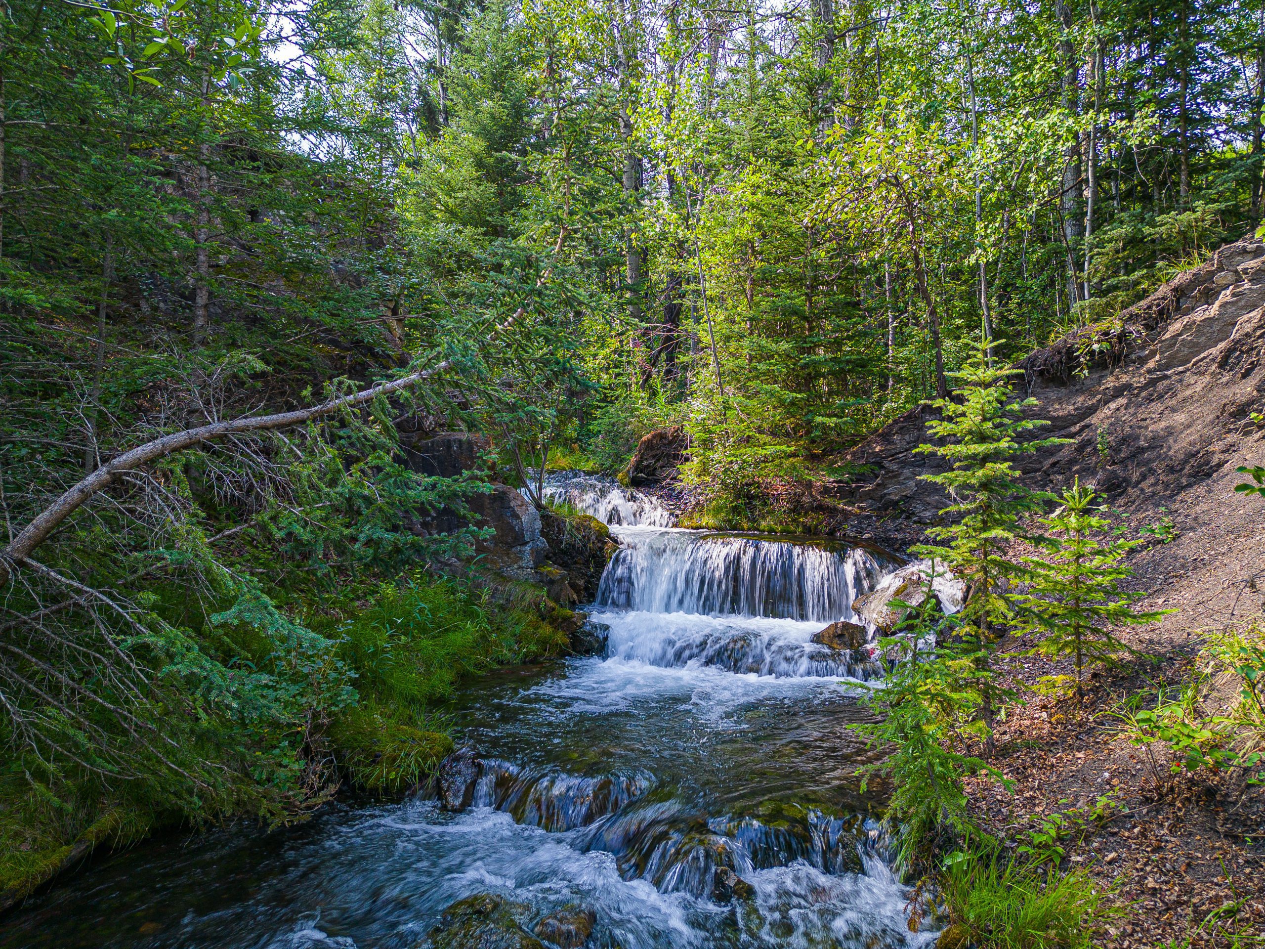 South Canmore waerfall